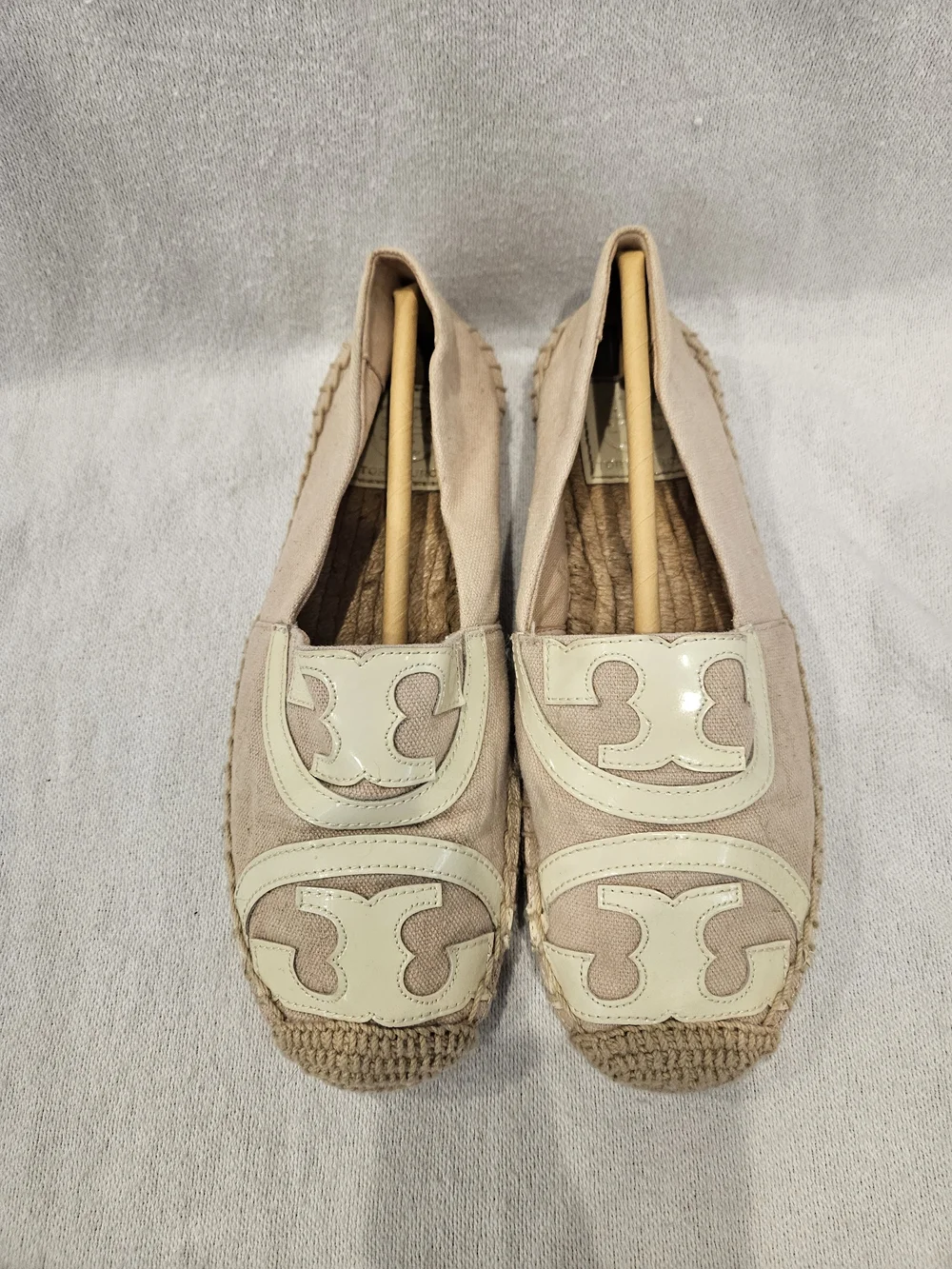Tory Burch Poppy Espadrilles Flats Shoes Pre Owned Size 6
